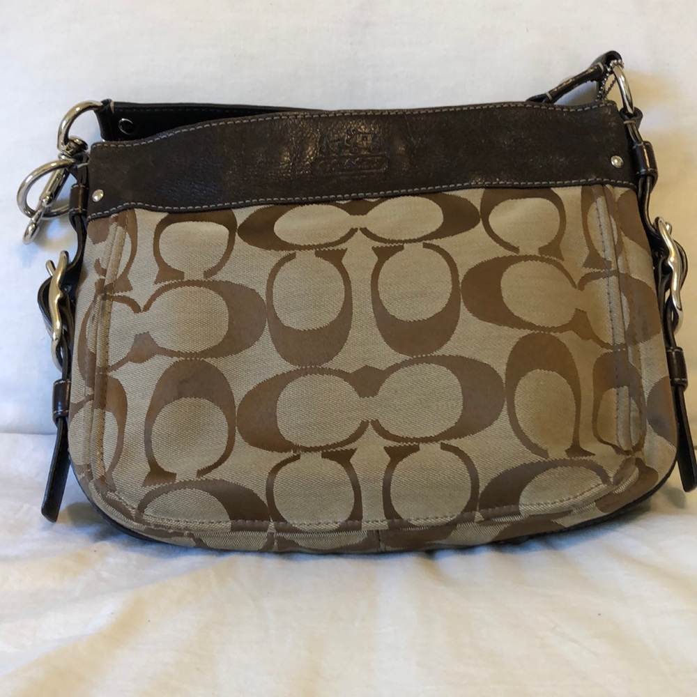 Brown coach purse